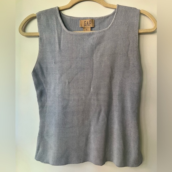 Vintage 90s GAP silk knit top - Picture 1 of 4